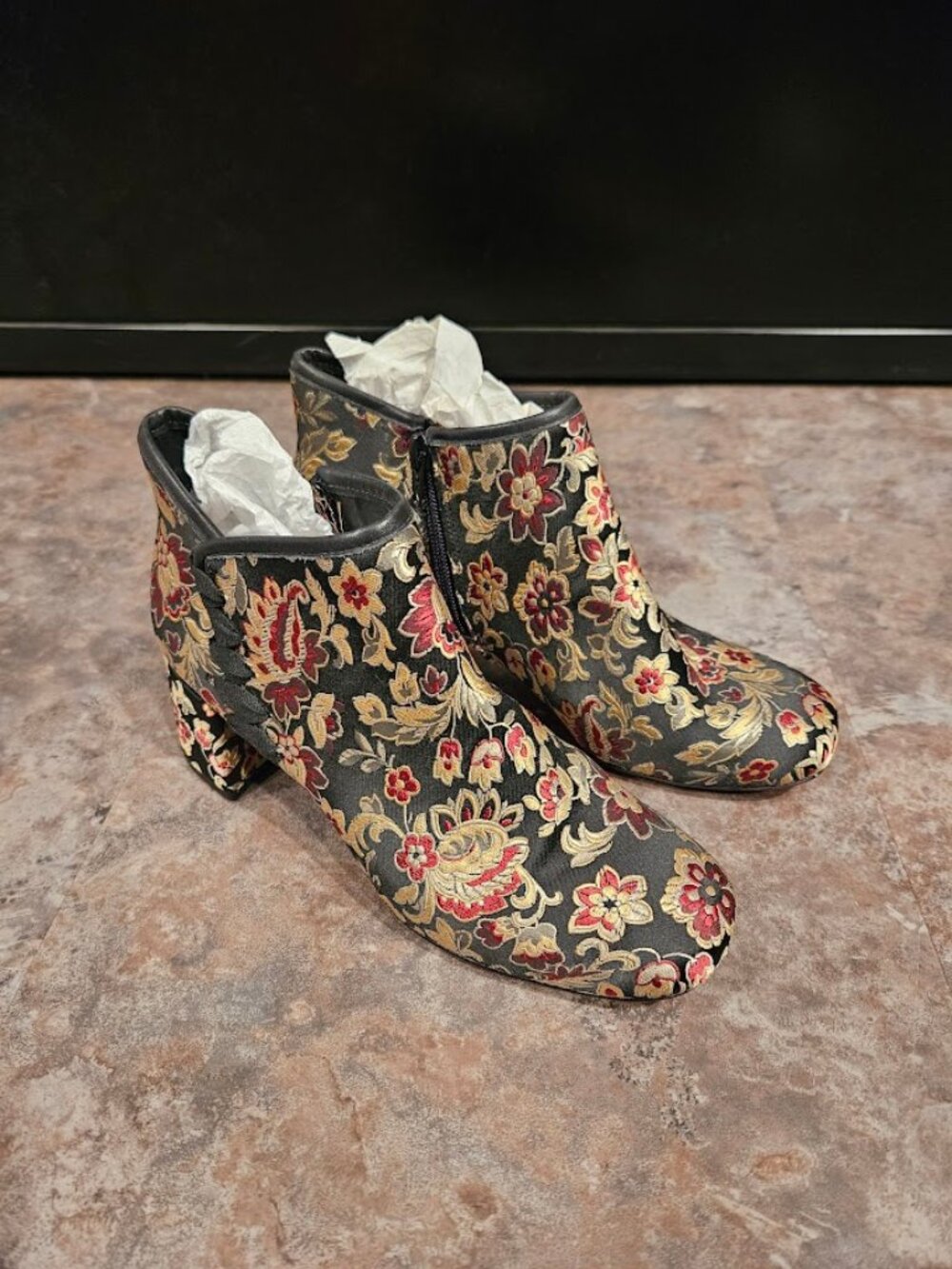 Bernardo Brocade Booties